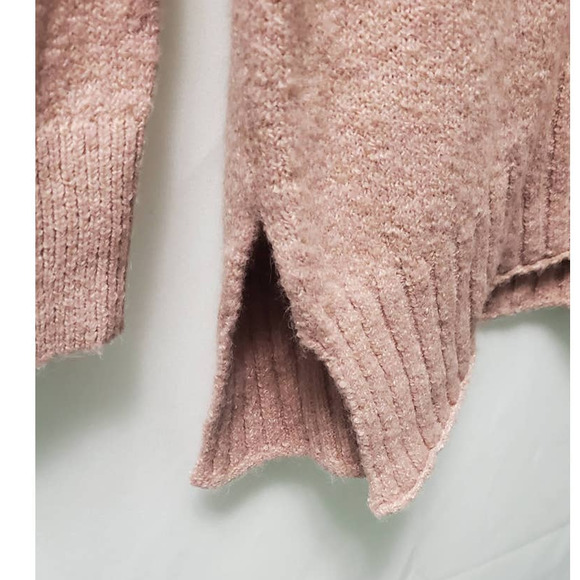 BP Nordstrom Super Soft Pink Adobe Longline Turtleneck Sweater BP420420MI Small - Picture 6 of 11